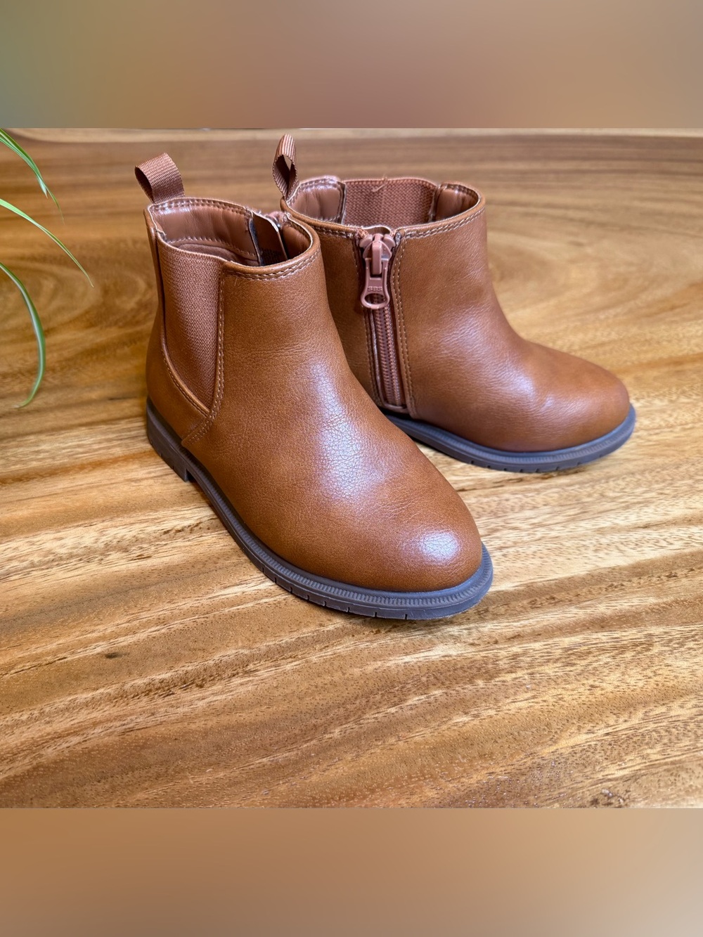 Cat & Jack | Brown Chelsea Ankle Boots - Toddler Size 9